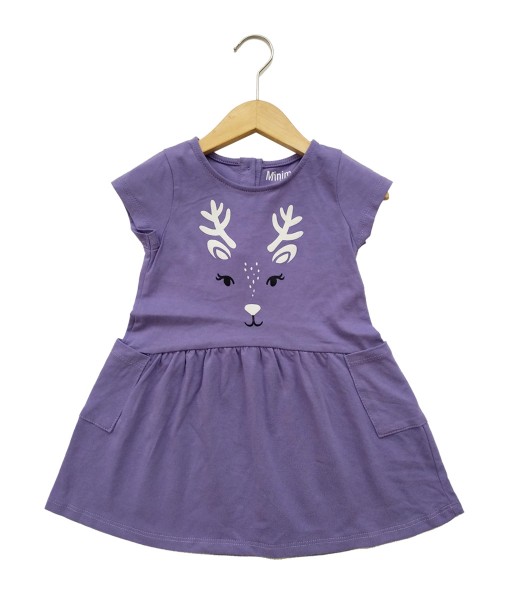 Mimo Dress - Dark purple deer