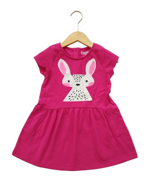 Mimo Dress - Fuschia rabbit