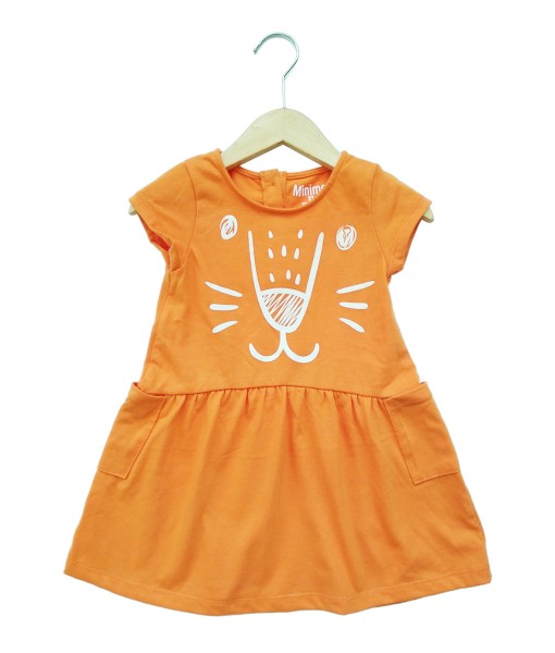 Mimo Dress - Orange lion