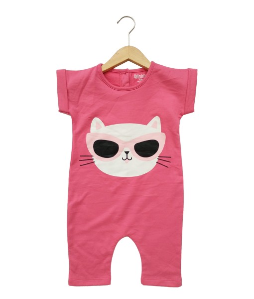 Mimo Playsuit - Pink cat