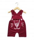 Mimo Short Overall - Maroon Lion
