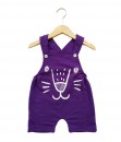 Mimo Short Overall - Purple Lion