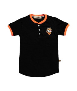 Little Azta Tee - Button Tiger Patch