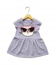 Mimo Dress - Purple cat glasses