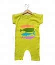 Mimo Playsuit - Lime shark