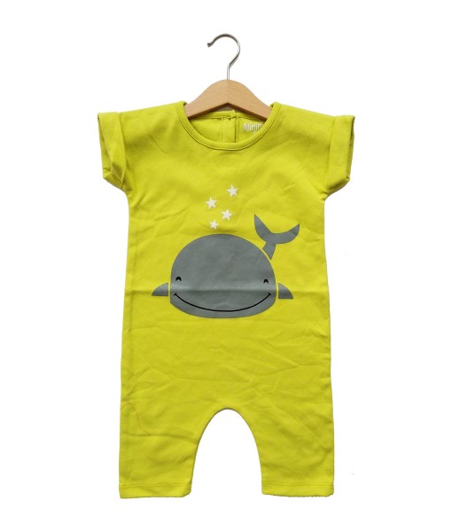 Mimo Playsuit - Lime whale