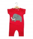 Mimo Playsuit - Red elephant