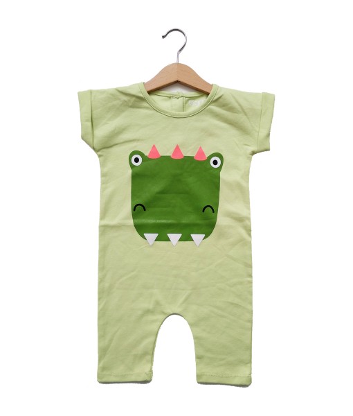 Mimo Playsuit - Spring green animal