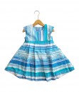I am cotton - dress blue stripe