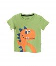 I am cotton - short tee green dino2