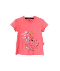 I am cotton - short tee pink flamingo2