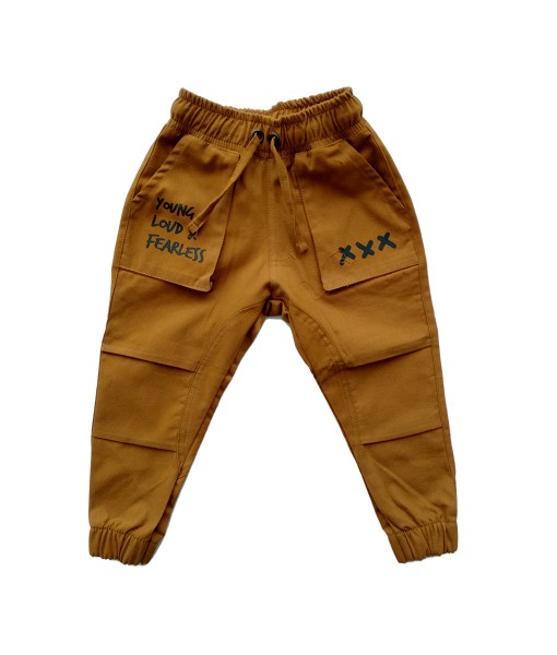 Little Jack - Keanu yellow tan - pants