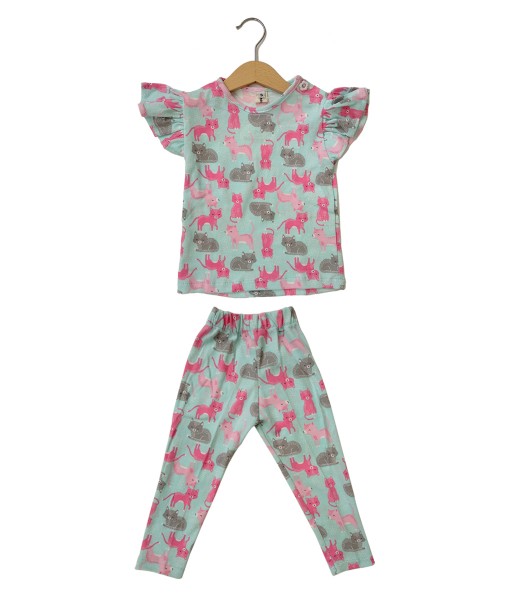 PCO-Pajamas-Pink cat